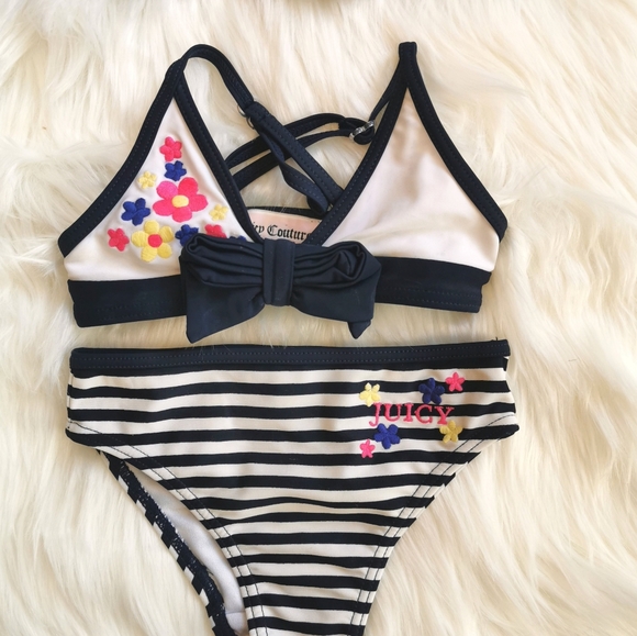 6-12 MONTHS JUICY COUTURE 3 PIECE SWIMWEAR EUC - Picture 3 of 5